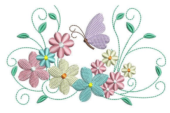 Review: Spring Flowers and Butterfly Embroidery