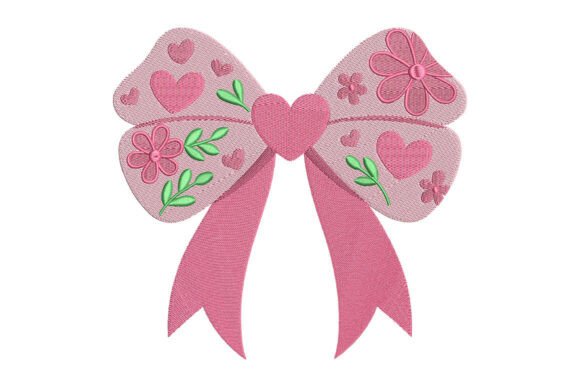 Review: Valentine Heart Bow Embroidery Design