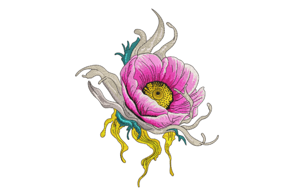 Reviewing the Peony Flower Embroidery Design