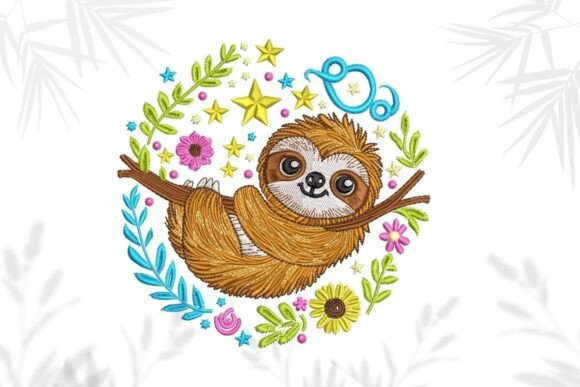 Reviewing the Sloth Embroidery Design for Etsy Shops
